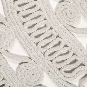 Kurzflorteppich Crochet Nature Textil - Vintage Weiß - Vintage Weiß
