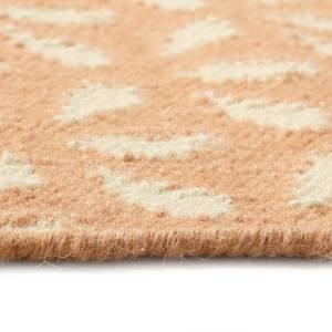 Wollen vloerkleed Hanno Kelim Textiel - beige - Beige - 80 x 300 cm