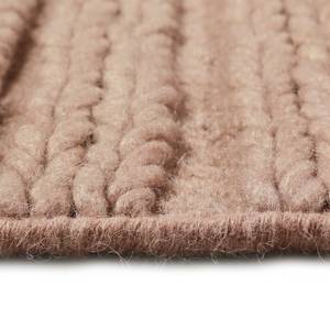 Tapis en laine Aurelia Kelim Tissu - Marron clair - Marron clair