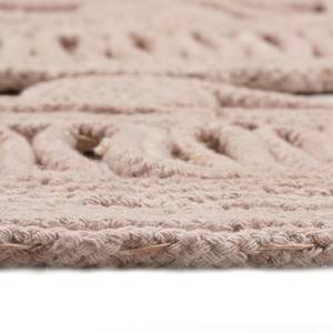 Tapis Crochet Nature Tissu - Abricot pastel - Couleur pastel abricot