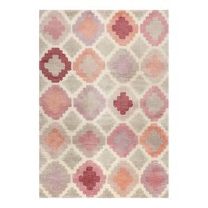 Tapis en laine Nilas Haute Kelim Tissu - Vieux rose - Rose vieilli