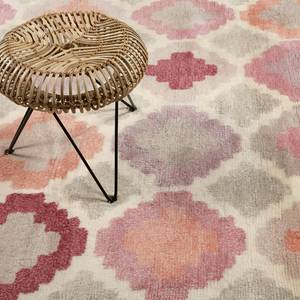 Tapis en laine Nilas Haute Kelim Tissu - Vieux rose - Rose vieilli