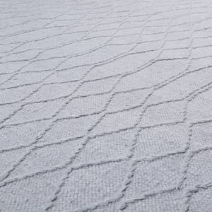 Wollen vloerkleed Lotte Kelim Textiel - lichtgrijs - Heldergrijs