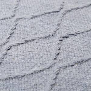 Wollen vloerkleed Lotte Kelim Textiel - lichtgrijs - Heldergrijs