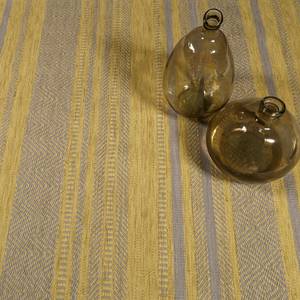 Tapis en laine Hudson Kelim Tissu - Jaune safran - Safran