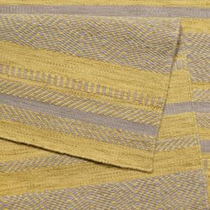 Tapis en laine Hudson Kelim Tissu - Jaune safran - Safran