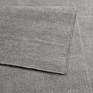 Laagpolig vloerkleed Maya Kelim Textiel - platinakleurig - Platina
