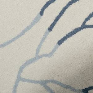 Wollteppich Tenya Textil - Jeansblau - Jeansblau - 170 x 240 cm