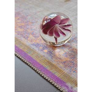 Kurzflorteppich Sunkissed Kunstfaser - Lavendel / Cremeweiß - 160 x 230 cm