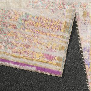 Kurzflorteppich Sunkissed Kunstfaser - Lavendel / Cremeweiß - 160 x 230 cm