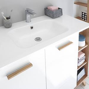 Meuble avec vasque Quickset 923 II Blanc / Imitation chêne de Riviera