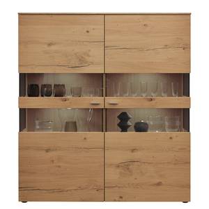 Highboard Anzio II balkeneikenhout