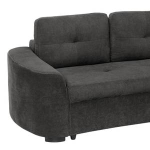Canapé d’angle Forde Microfibre - Convertible - Anthracite