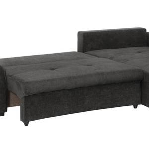 Canapé d’angle Forde Microfibre - Convertible - Anthracite