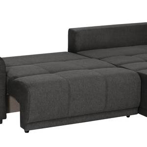 Canapé d’angle Blacktown Microfibre - Convertible - Anthracite