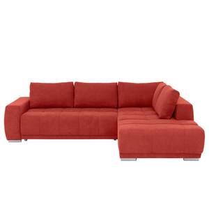 Canapé d’angle Benevides Microfibre - Convertible - Rouge