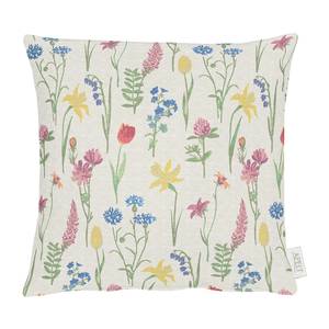 Housse de coussin Grove Tissu mélangé - Crème / Multicolore