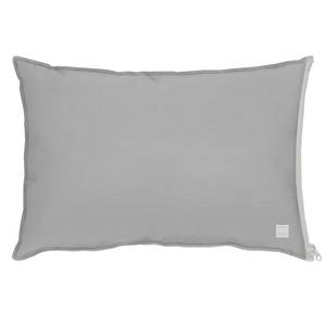 Coussin Gundaroo Fibres synthétiques - Platine - 60 x 40 cm
