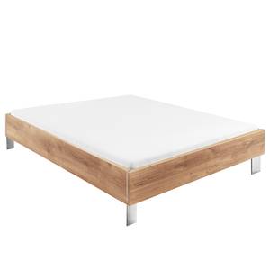 Bedframe Level Eiken planken look - 140 x 200cm