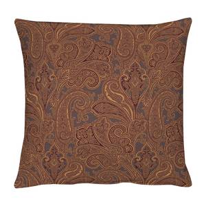 Housse de coussin Aarhus Tissu - Marron noix de coco - Marron noix de coco - 49 x 49 cm