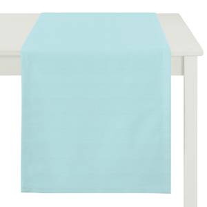 Tischläufer Kyogle Webstoff - 45 x 135 cm - Pastellblau