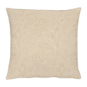 Housse de coussin Aarhus Tissu - Beige chaud - Beige chaud - 49 x 49 cm