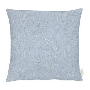 Housse de coussin Aarhus Tissu - Bleu pétrole - Bleu pétrole - 49 x 49 cm