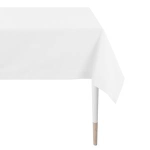 Tischdecke Adrar Webstoff - Polarweiß - 100 x 100 cm