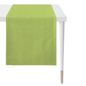 Chemin de table Adrar Tissu - Vert clair - Vert clair