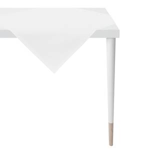 Tischdecke Adrar Webstoff - Polarweiß - 85 x 85 cm
