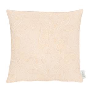 Housse de coussin Aarhus Tissu - Beige clair - Couleur pastel abricot - 40 x 40 cm