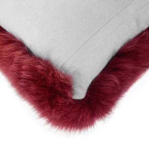 Housse de coussin Skiveren Peau - Rouge comète