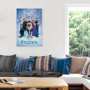 Bild Disney's Die Eiskönigin Cover Papier auf MDF (Mitteldichte Holzfaserplatte) - Mehrfarbig