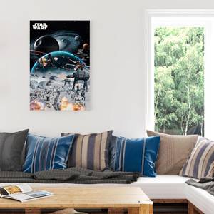 Tableau déco Star Wars Universum Papier sur MDF (panneau de fibres à densité moyenne) - Multicolore