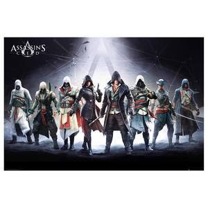 Afbeelding Assassin`s Creed II papier op MDF - meerdere kleuren