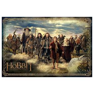 Afbeelding The Hobbit papier op MDF - meerdere kleuren