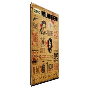 Bild The Walking Dead III Papier auf MDF (Mitteldichte Holzfaserplatte) - Mehrfarbig