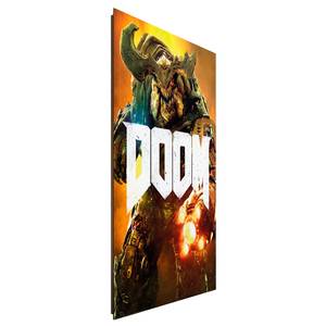 Bild Doom I Papier auf MDF (Mitteldichte Holzfaserplatte) - Mehrfarbig