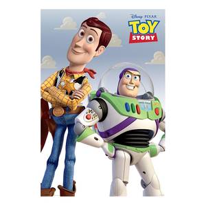 Afbeelding Toy Story papier op MDF - meerdere kleuren