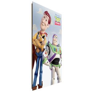 Tableau déco Toy Story Papier sur MDF (panneau de fibres à densité moyenne) - Multicolore