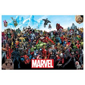 Afbeelding Marvel II papier op MDF - meerdere kleuren