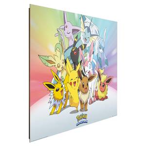 Afbeelding Pokemon II papier op MDF - meerdere kleuren