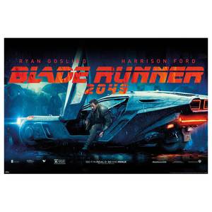 Tableau déco Blade Runner 2049 II Papier sur MDF (panneau de fibres à densité moyenne) - Multicolore