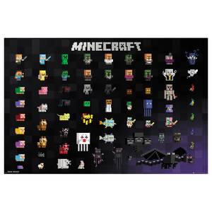 Bild Minecraft II Papier auf MDF (Mitteldichte Holzfaserplatte) - Mehrfarbig