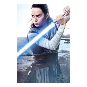 Afbeelding Star Wars the last Jedi papier op MDF - meerdere kleuren