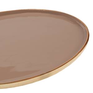 Tablett Allure II Aluminium - Taupe - Breite: 29 cm