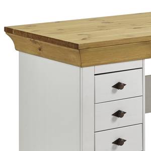 Bureau Bergen 143 cm Epicéa blanc / Epicéa ambre jaune