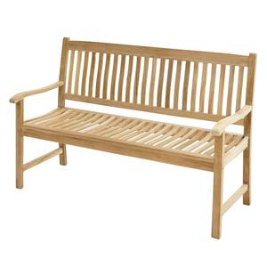 Gartenbank New Haven Massivholz Teak - Honigbraun - Breite: 150 cm