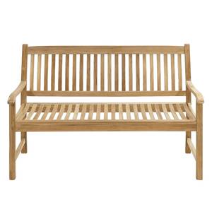 Gartenbank New Haven Massivholz Teak - Honigbraun - Breite: 150 cm