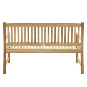 Gartenbank New Haven Massivholz Teak - Honigbraun - Breite: 150 cm